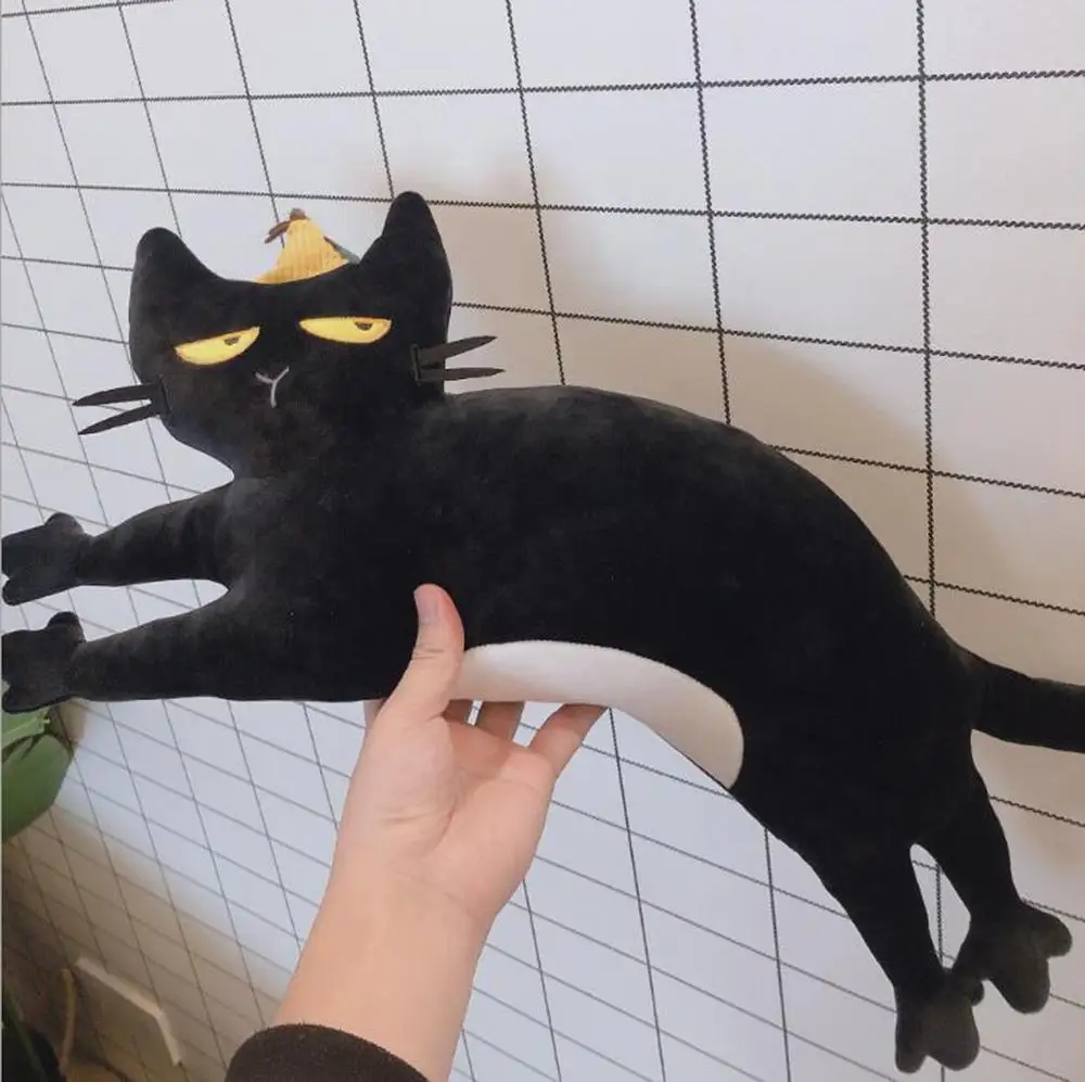 Плюшевая игрушка в виде кота обнимающегося животного искусственная кожа мягкие