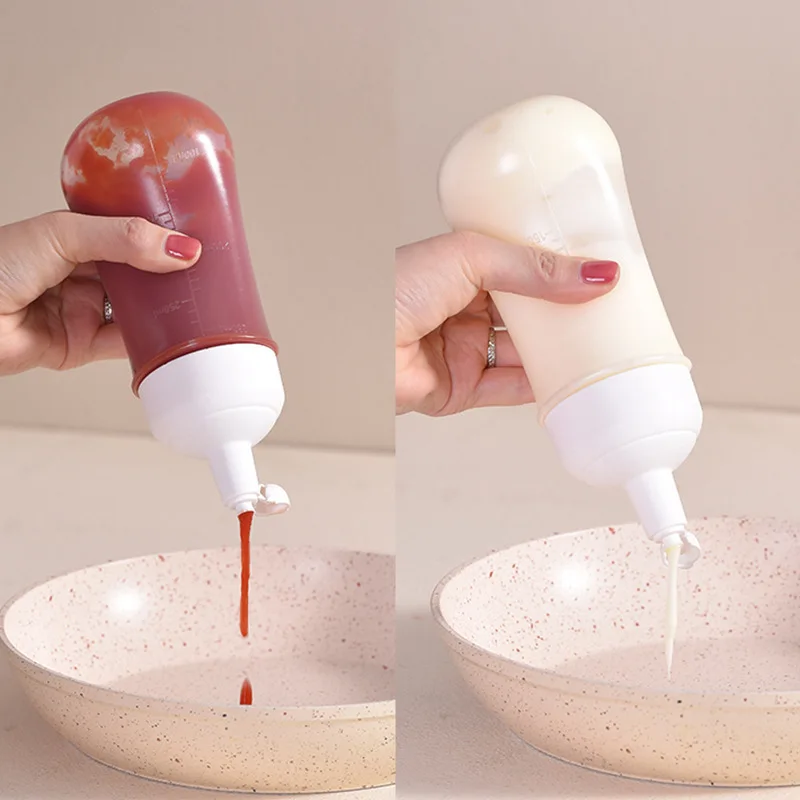 

Chocolate Squeeze Bottle With Cap Plastic Cake Decorating Tool Bread Baking Dessert Condiment Dispenser Bottle With On Cap
