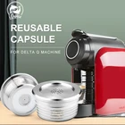 Многоразовая капсула для кофе ICafilas, фильтр-чашка для кофе из нержавеющей стали Delta Q NDIQ7323