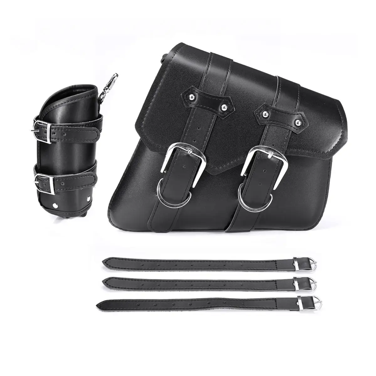 

Универсальная мотоциклетная седельная сумка из искусственной кожи, мотоциклетные сумки для хранения багажа, сумки для сидений для Honda/Yamaha/...