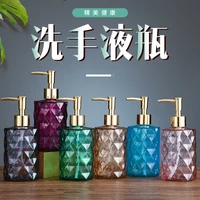 330ml hand sanitizer press bottle household glass soap dispenser shampoo shower gel sub bottled bathroom accessories