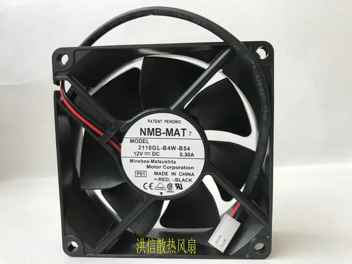 

Original 8025 3110gl-b4w-b54 DC12V 0.30a power supply chassis fan