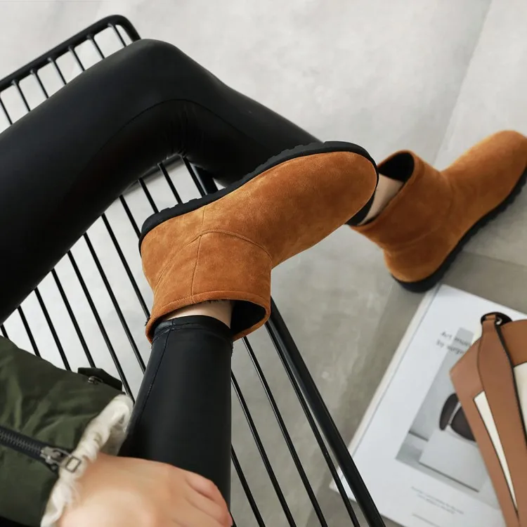 Женская обувь на высоком каблуке Вязаные шерстяные сапоги до колена Лоскутные