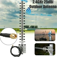 rp sma 2 4ghz wifi yagi antenna 25dbi rp sma female pin outdoor wireless yagi antenna directional booster amplifier modem cable