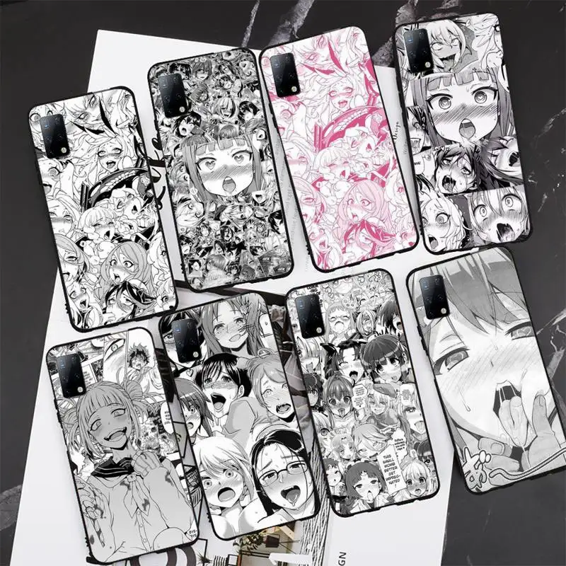 

Ahegao manga girl Phone Case for Samsung A71 A80 A91 A01 A02 A11 A12 A21S A31 A32 A20E M10 M11 M20 M30 M31 M31S M21 cover