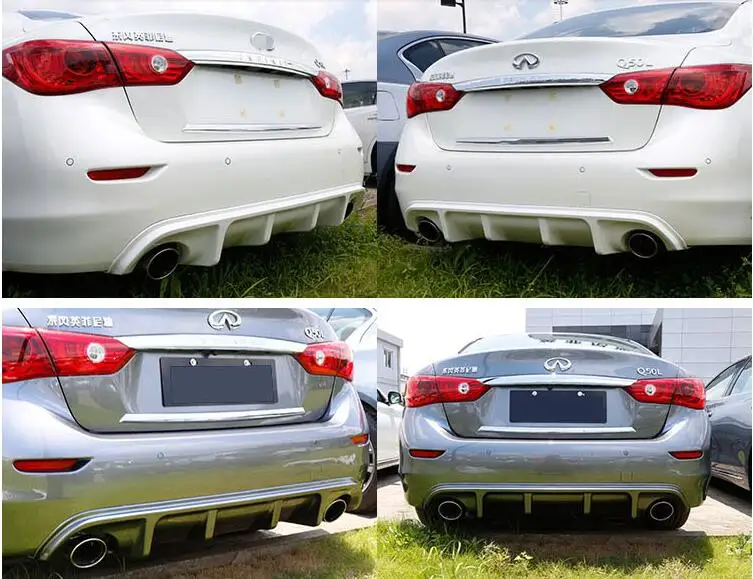 Спойлер для Infiniti Q50 2016-2018 ABS задний спойлер бампер диффузор защитные бамперы |