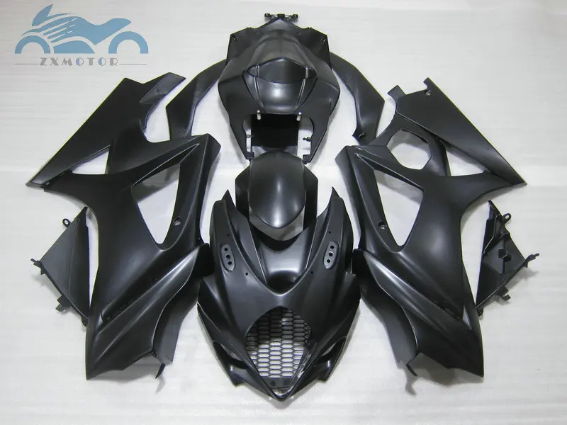 Full Fairing Kit Высококачественный набор обтекателей для SUZUKI 2007 2008 GSXR 1000 K7 ABS пластик мотоцикл обтекатели комплект GSX R1000 07 08 матовый черный части - Цвет: Full Fairing Kit