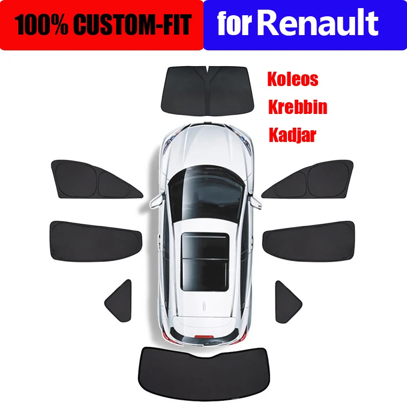 

Для Renault Koleos аксессуары для Kadjar автомобильный солнцезащитный козырек для лобового стекла передний задний фонарь для шторки Защита от солнц...