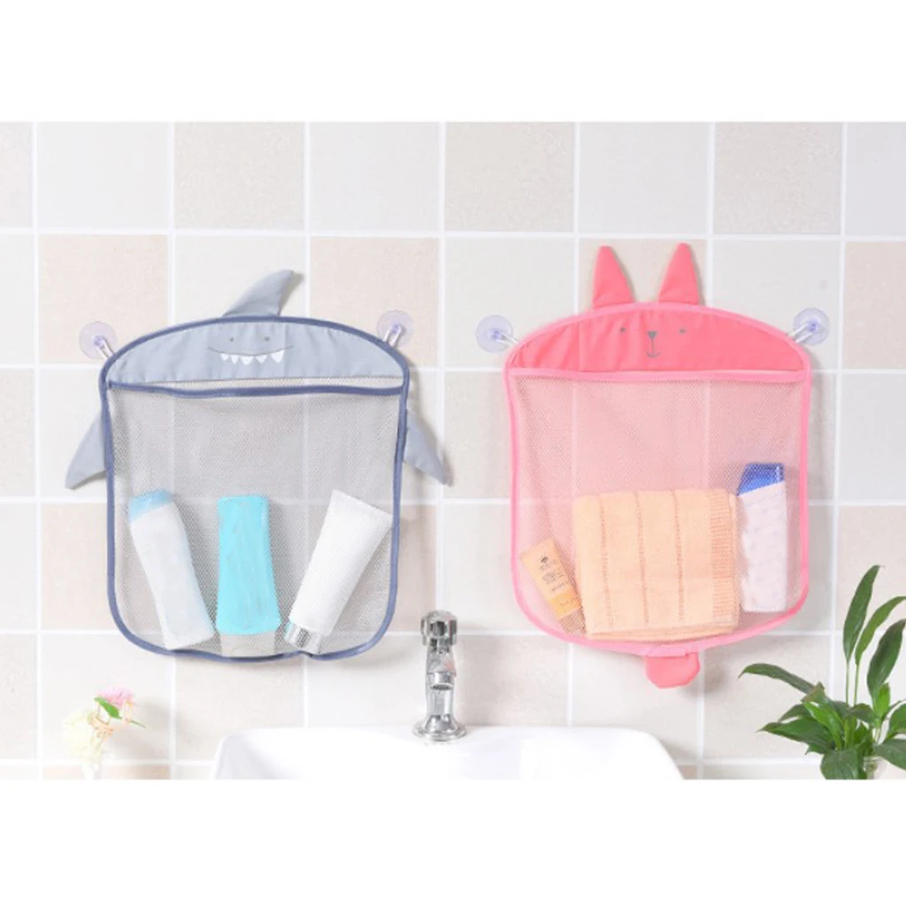 

2x Baby Bath Time Toy Tidy Storage Hanging Bag Mesh Bathroom Organiser Net