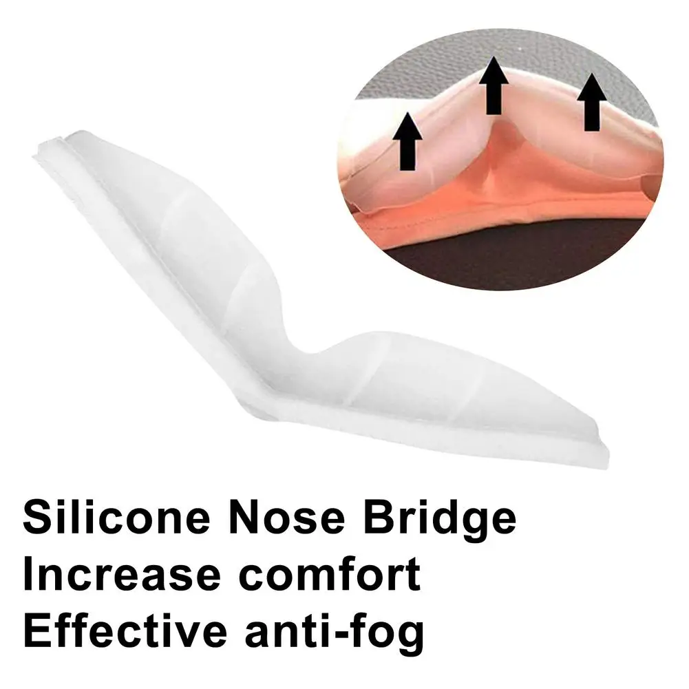 

100pcs DIY Self-adhesive Sponge Nose Bridge Pads Strip For Masks Comfortable Seal Nose Bridge Pad Mask Accessory