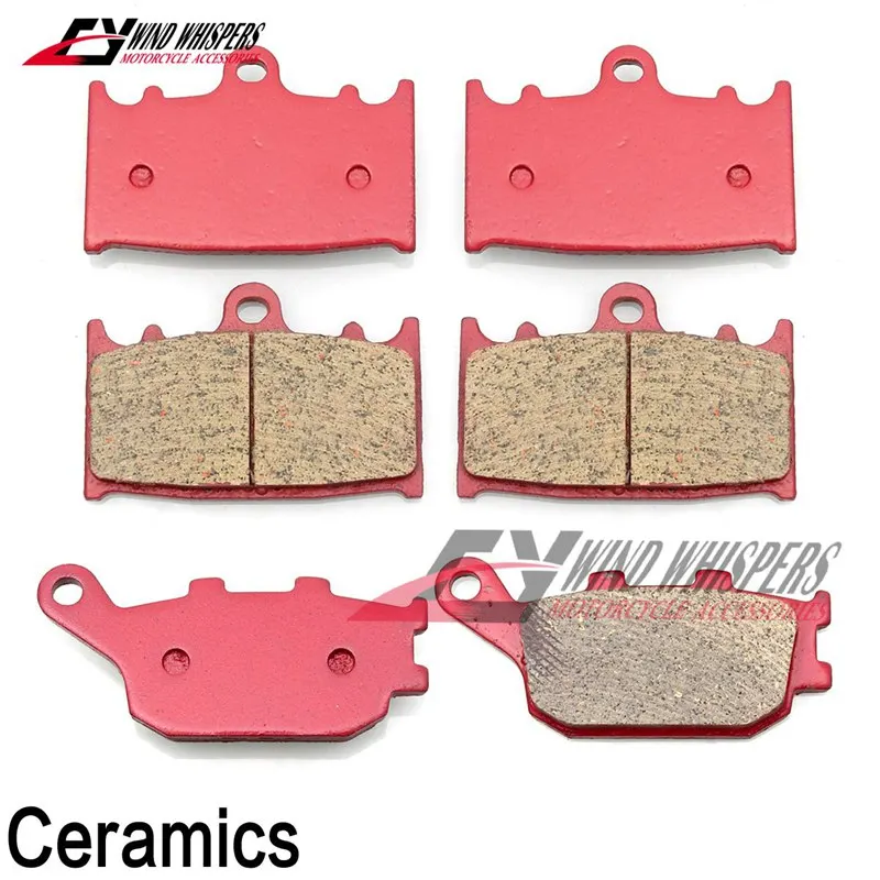Керамические передние и задние тормозные колодки для мотоциклов Suzuki GSF 650 GSF650 Bandit