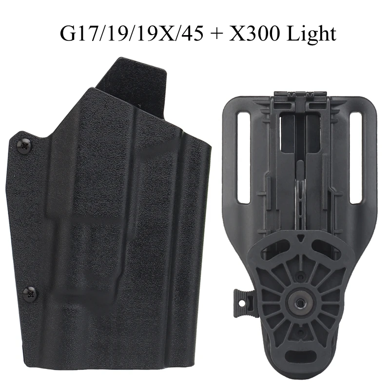 Glock 19 Holster Glock 45 Holster IWB Kydex Holster Custom Fit G 17/19/19X (Gen 1-5) Pistol Waistband Conceled Carry Pistol Case