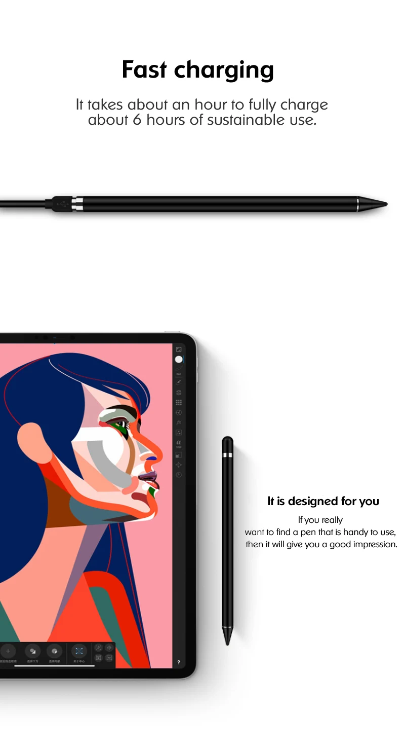 Универсальный стилус для сенсорного экрана для планшета и телефона Apple IPad, универсальный сенсорный Стилус для Android и ios