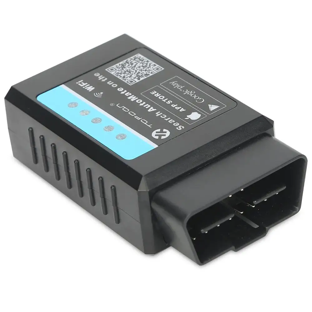 TOPDON автоматизации Wi-Fi OBD2 сканер полными функциями ELM327 V1.5 pic18f25k80 читать и четкий DTC автомобильный диагностический инструмент читатель Кода OBDII - Цвет: Wifi