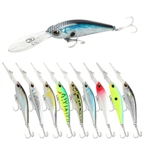 9cm6g winter fishing deep diving crankbaits outdoor fish hooks long casting lure minnow lures deep diving minnow baits