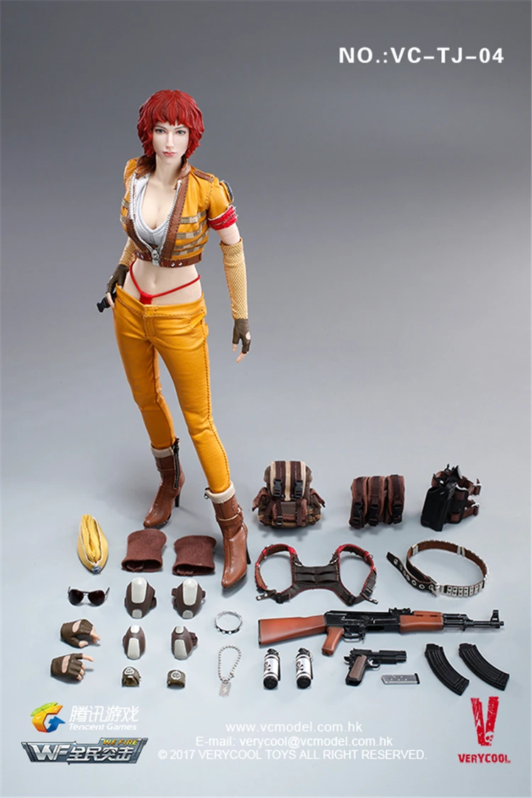 

VERYCOOL VC-TJ-04 National Assault Fourth Bomb Female Mercenary Red Peach K in stock