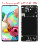 Дисплей AMOLED для Samsung Galaxy A71, A715F, 6,7 дюйма, 2020 дюйма, SM-A715 дюйма, сенсорный экран, дигитайзер, запчасти для панели