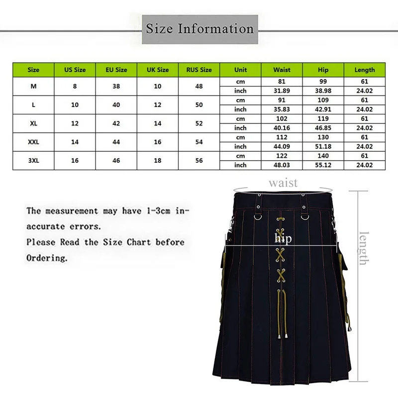 WENYUJH новинка 2019 осенняя Kilt Hybrid современные хлопковые джинсы килт для мужчин