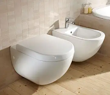 Крышка-сиденье Villeroy &amp Boch Subway 9M66 S101 с микролифтом петли хром | Обустройство дома