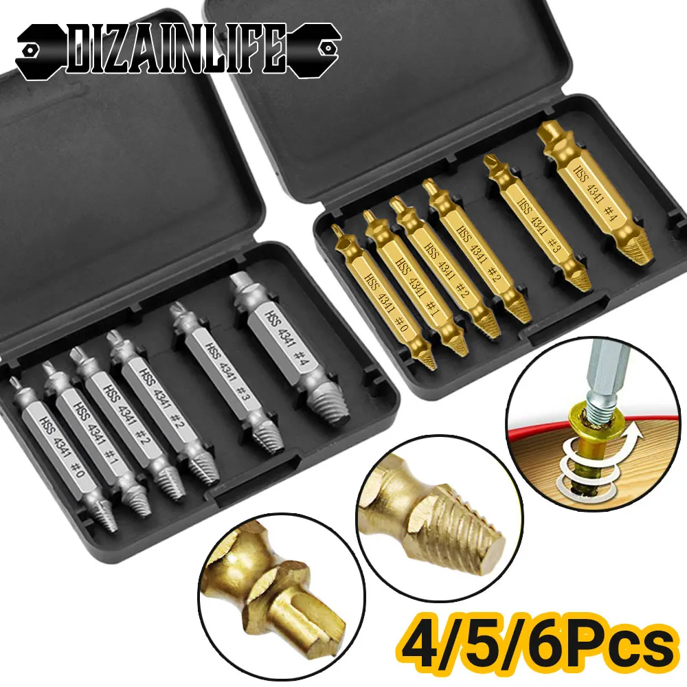4/5/6 шт. набор поврежденных винтов для болтов | Инструменты