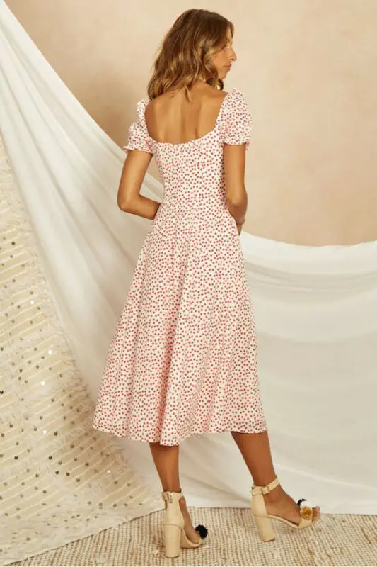 Модные резиновые сапоги с рисунком в горошек платье принтом для девочек Женская