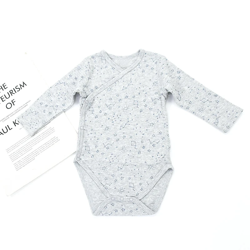 От 0 до 3 месяцев Одежда для новорожденных маленьких мальчиков Боди с длинным