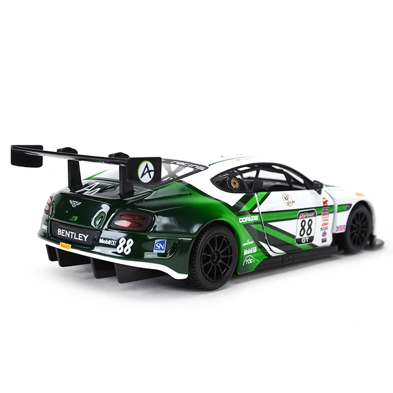 Bburago 1:24 Bentley Континентальный GT3#88 спортивный автомобиль статическая литая модель сплава Модель автомобиля