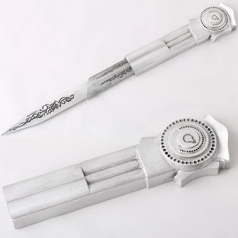 

PU resin sleeve sword creed hidden blade action figure hidden sword Edward weapon sword simulation can pop up child safety toys