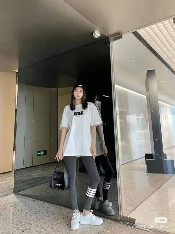 

ADERs Girls T Shirt 1:1 Best Quality Heavy Fabric T-shirt Embroidery Logo Summer Tee Tops Harujuku