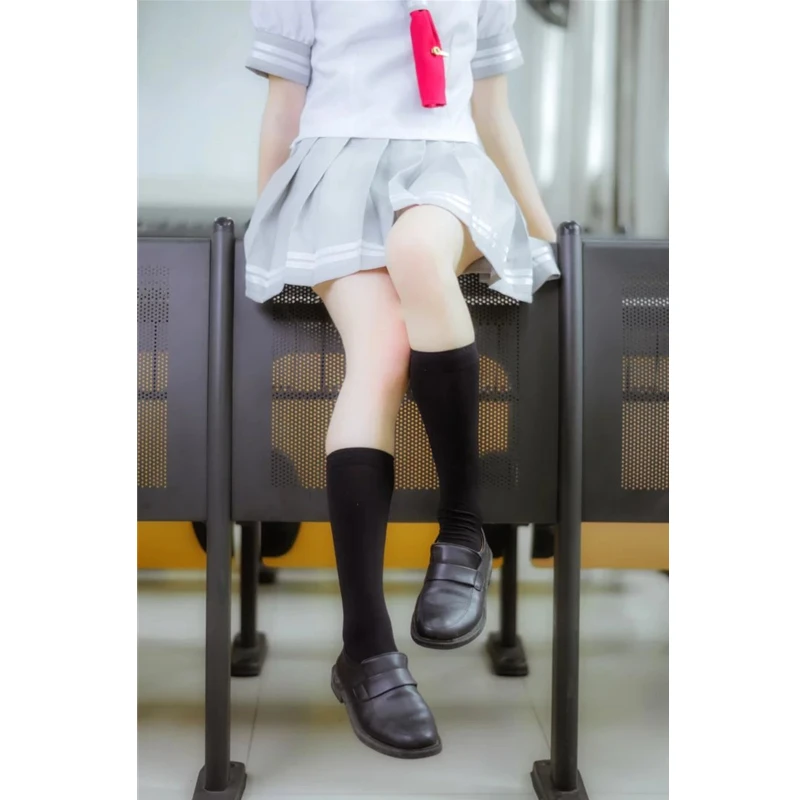 Student JK Uniform Takami Chika Cosplay Costumes School LoveLive Sunshine Aqours Halloween Party Gray Sailor Suit |