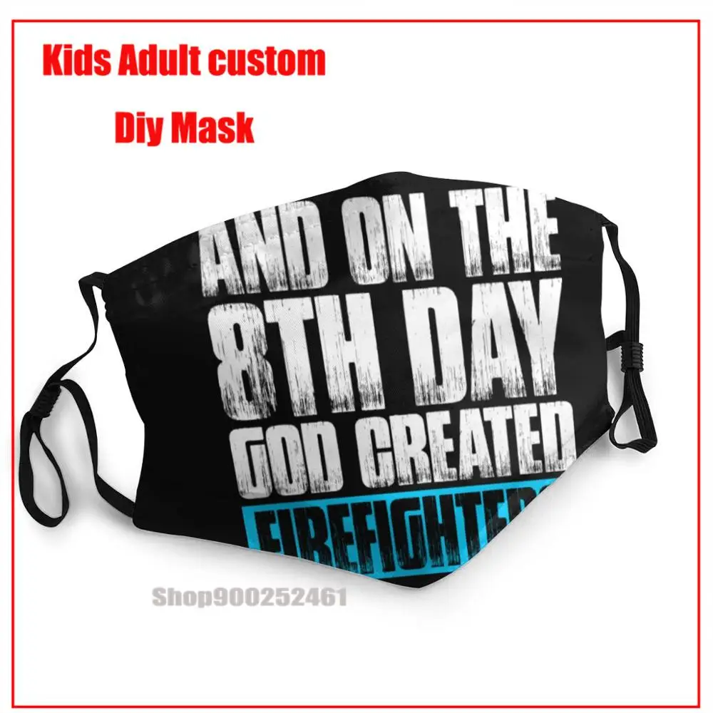 

И на 8-й день Бог создал пожарных самодельная маска для лица модная мутная маска многоразовая детская маска для рта с забавным дизайном