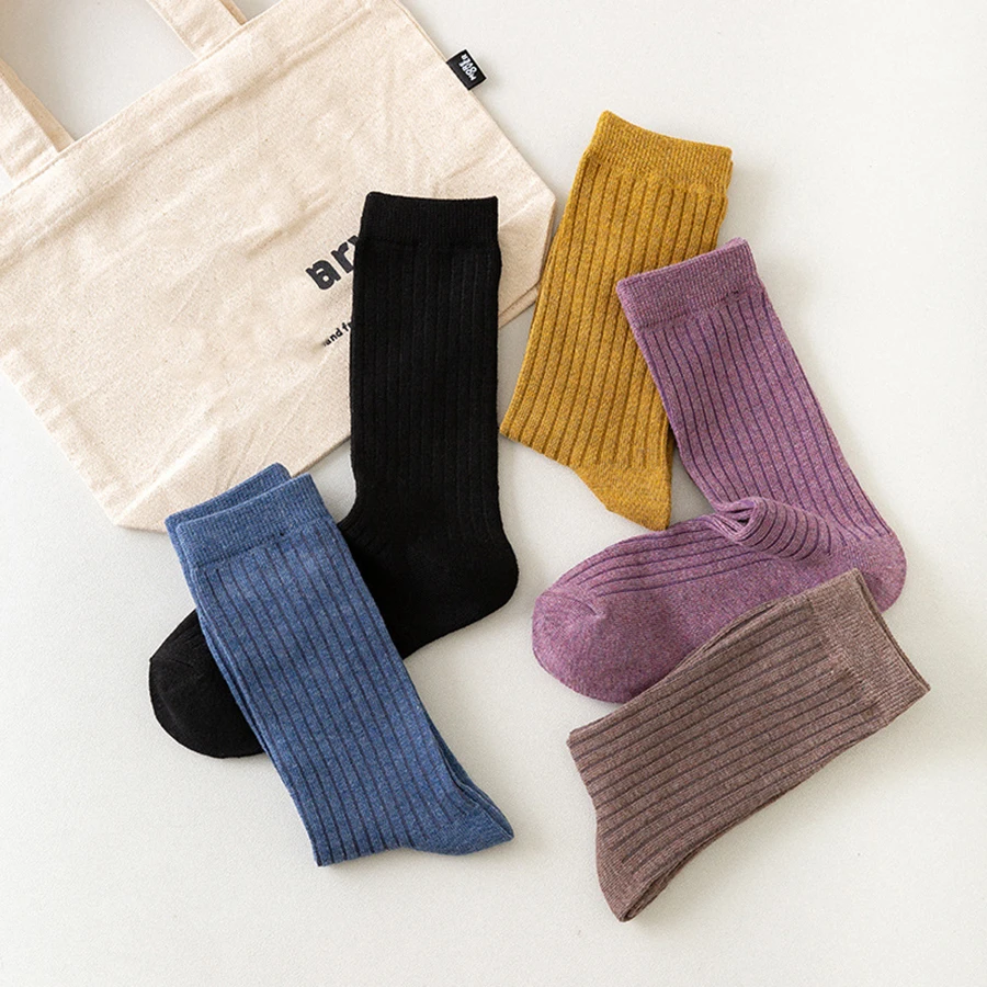 Носки женские хлопковые однотонные 10 цветов черные белые бежевые синие желтые |