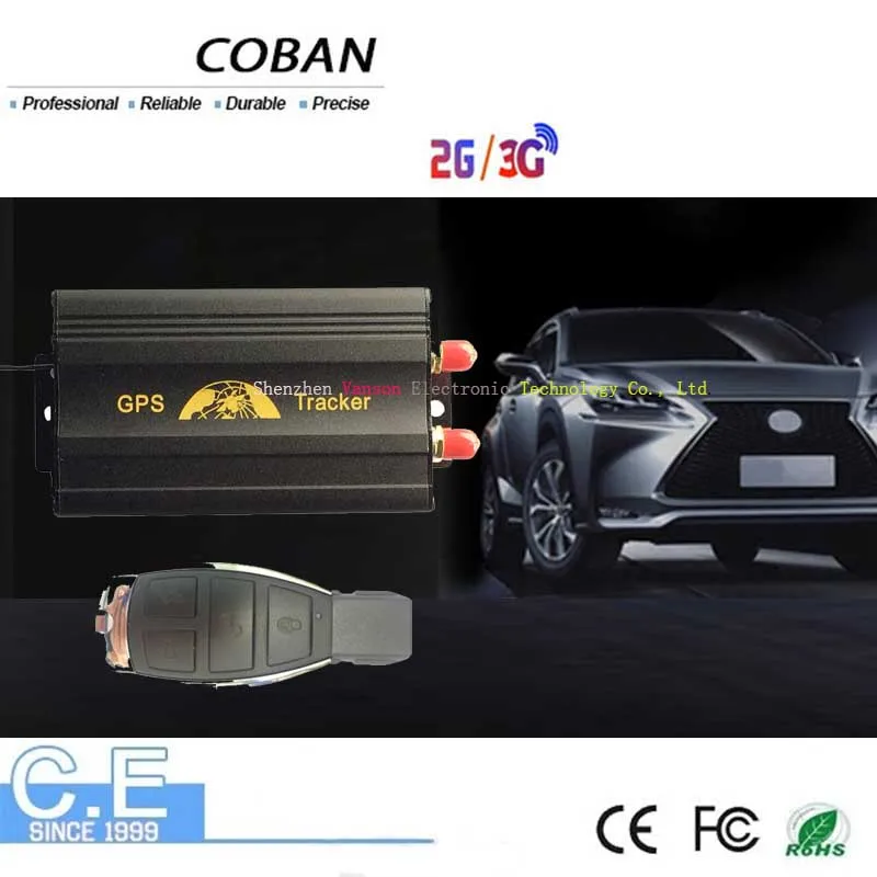 3g COBAN gps 103B GSM/GPRS/gps Авто Автомобиль TK103B трекер устройство слежения с дистанционным управлением Противоугонная Автомобильная сигнализация