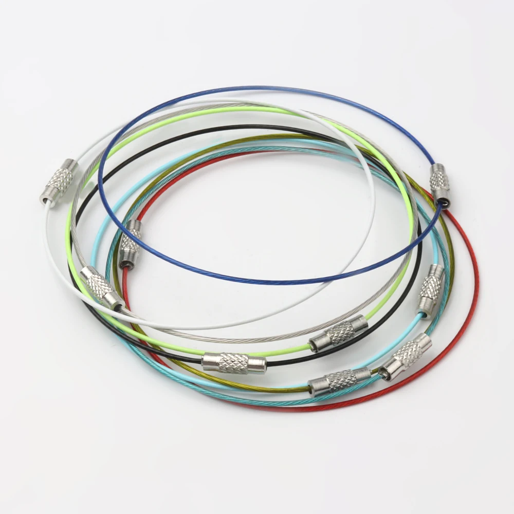 Круглый брелок для ключей из нержавеющей стали 20 цветов | Украшения и аксессуары