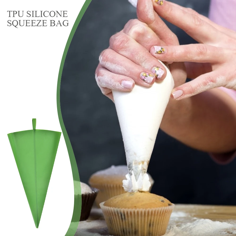 

4 Sizes Silicone Reusable Pastry Bag Piping Cake Pastry DIY Kitchen Hanging Cream Bags Baking Icing Piping Cream Pastry Bag
