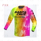 Мужские горнолыжные трикотажные изделия 2021, рубашки с длинным рукавом для горного велосипеда santa cruz, мотоциклетные Трикотажные изделия для внедорожника, спортивная одежда для мотокросса, велосипеда