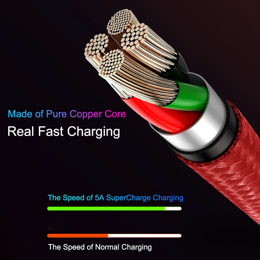 5А USB Type C Магнитный кабель для Huawei P10 Plus P20 P30 Lite Mate 30 20 10 Supercharge шнур быстрой
