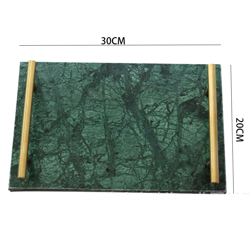 Мраморный поднос для хранения ванной комнаты витрина десерта закуски косметика