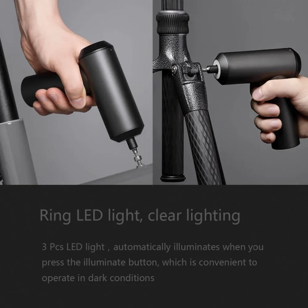 Xiaomi беспроводная аккумуляторная отвертка 3 6 V 2000mAh Li Ion 5N. m электрическая с 12 шт. S2