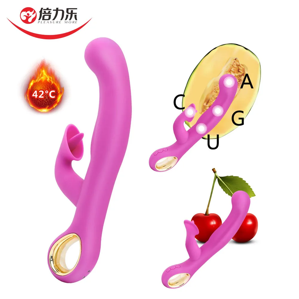 Отопление Вибратор большой фаллоимитатор Язык лижет клитор соски массаж вагины