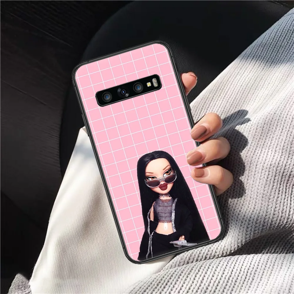 

Bratz Doll Phone Case Cover Hull For Samsung Galaxy S 7 8 9 10 e 20 FE edge uitra plus Note 9 10 20 black Waterproof Tpu Back 3D