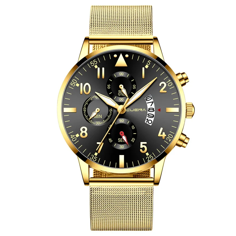 

2020 Fashion Watches Men's Quartz Watch Man Wristwatch Military Stainless Steel Male Sport Luxury Clock Gift NEW Reloj Hombre@50