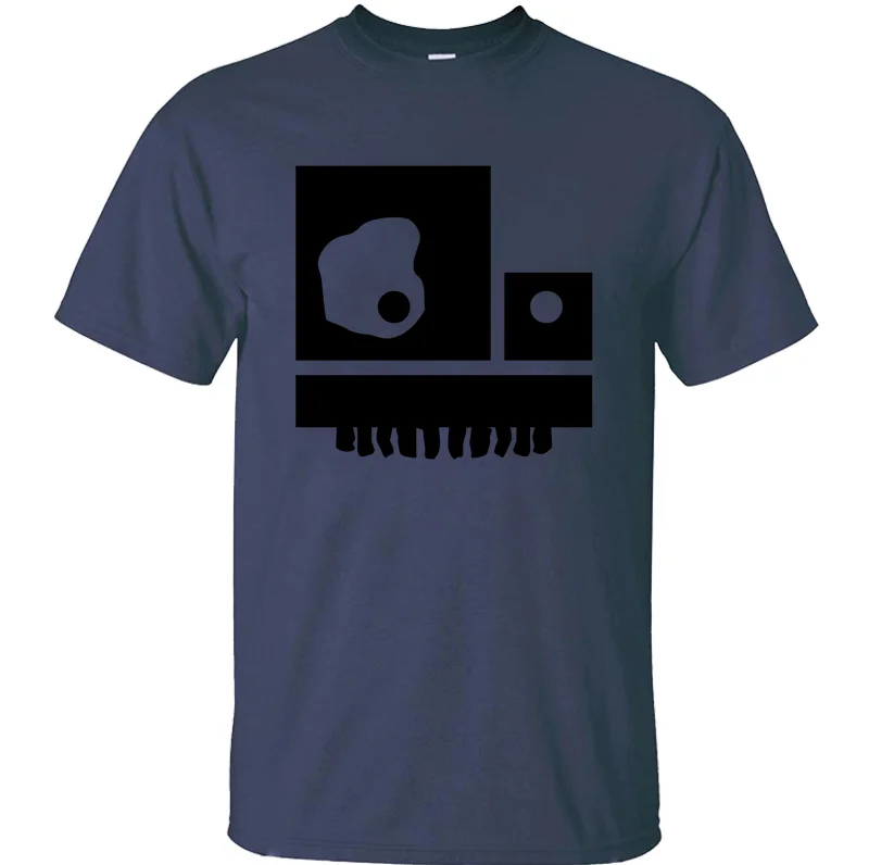 Повседневная Дизайнерская футболка с черепом на заказ Мужская Летняя женская