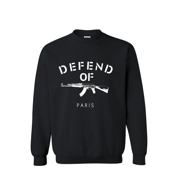 AK 47 Of Defend Paris. Смешной слоган Guns толстовки для коллекционеров оружия|Мужские и