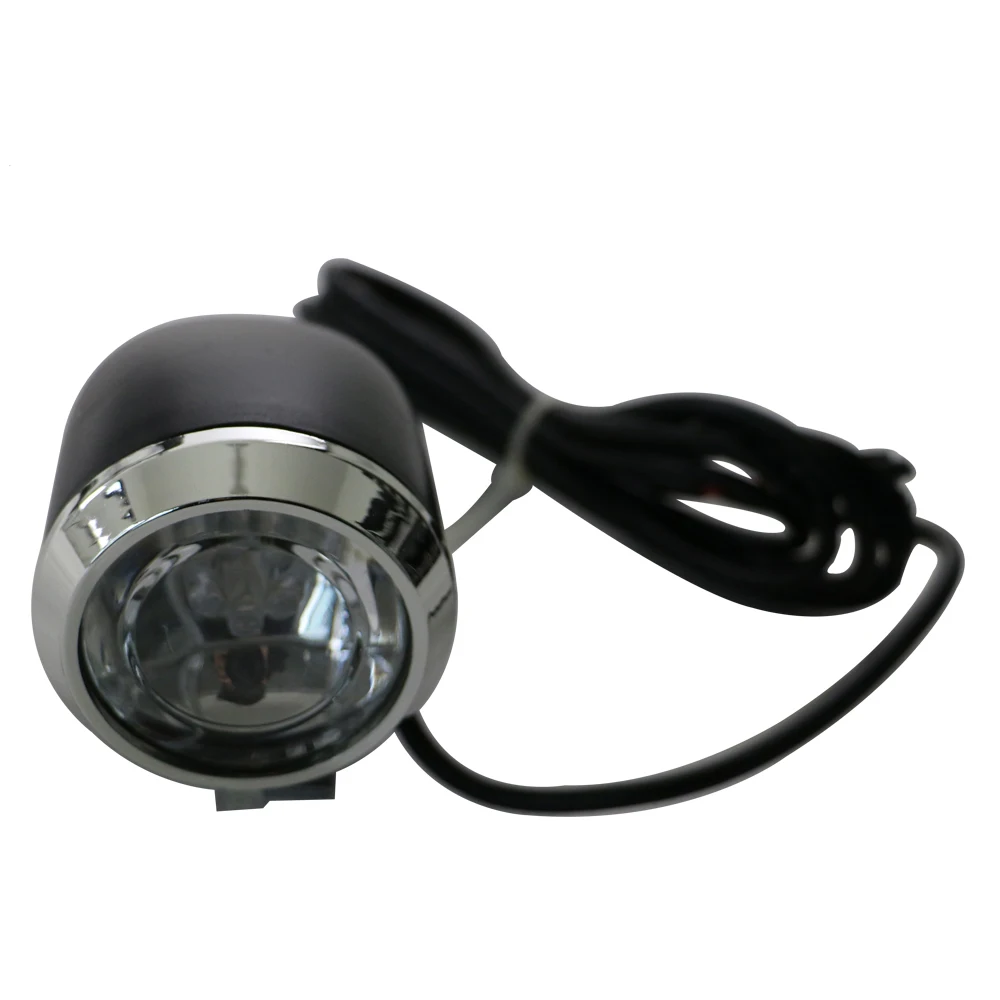 36V Electric Bicycle Front Lamp Waterproof Lights Black Color | Спорт и развлечения