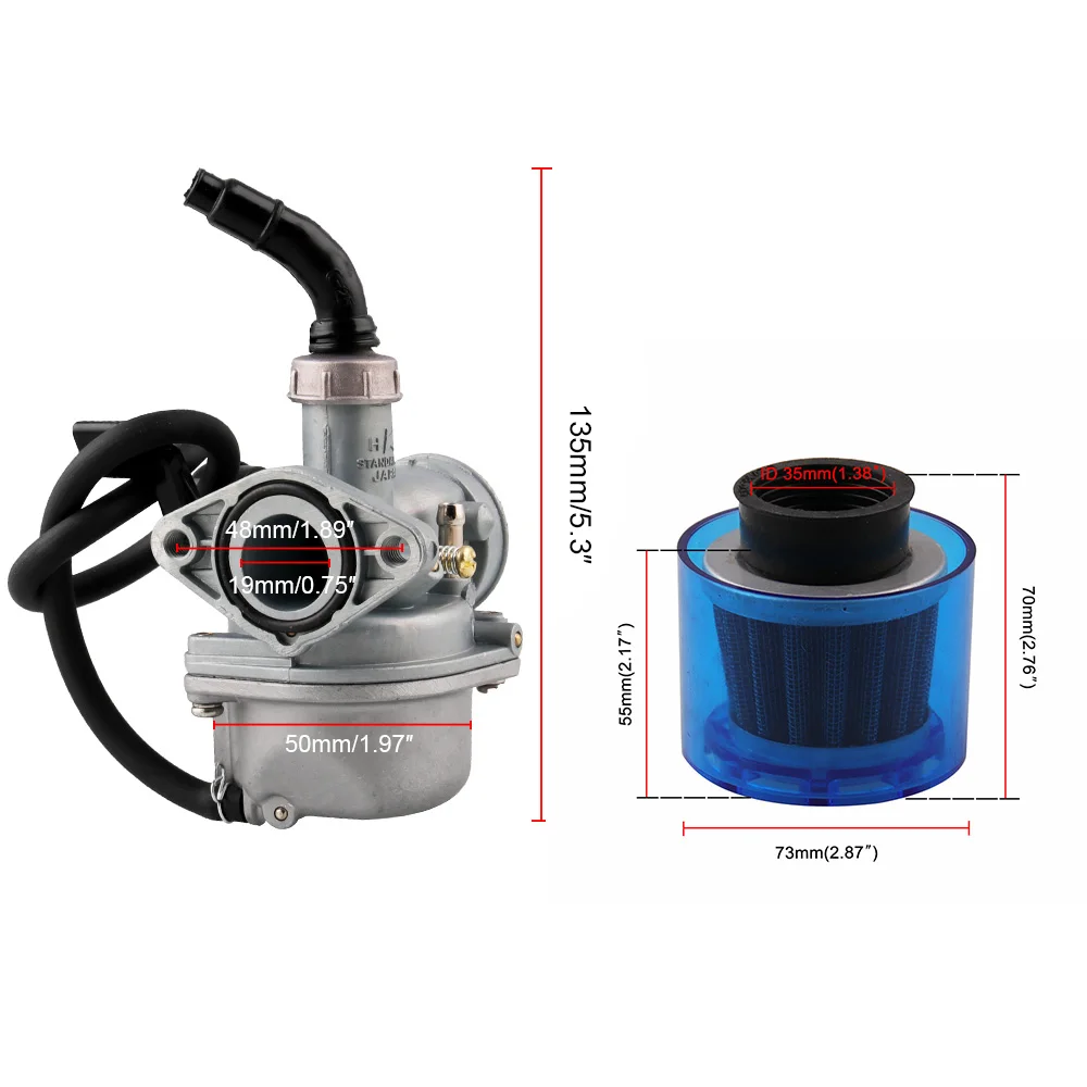 Инструмент для ремонта карбюратор мотоцикла воздушный фильтр двигателя Kawasaki 50cc