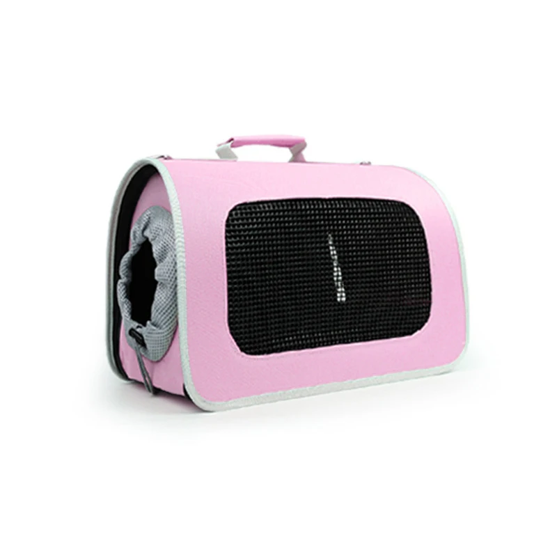 

Pet Cat Carrier Bag Folding Portable Cat Shoulder Tote Bags Crossbody Cat Outdoor Bags Polyester Transportation Handbag