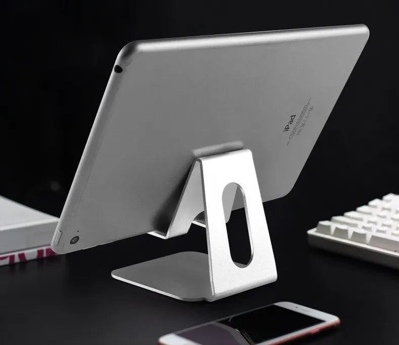 

Aluminum Alloy Rotatable Phone Holder for iphone X for Samsung Tablet Holder Stand Mount Support Bracket Adjustable Table Holder