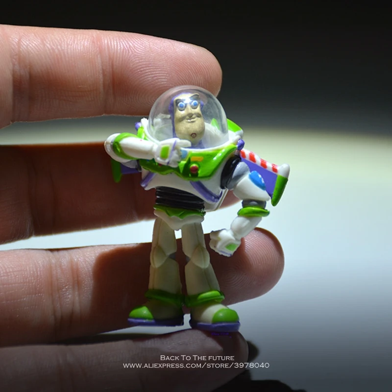 Disney Toy Story 4 Buzz Lightyear Q версия 5 см ПВХ фигурки Мини куклы детские игрушки модель для