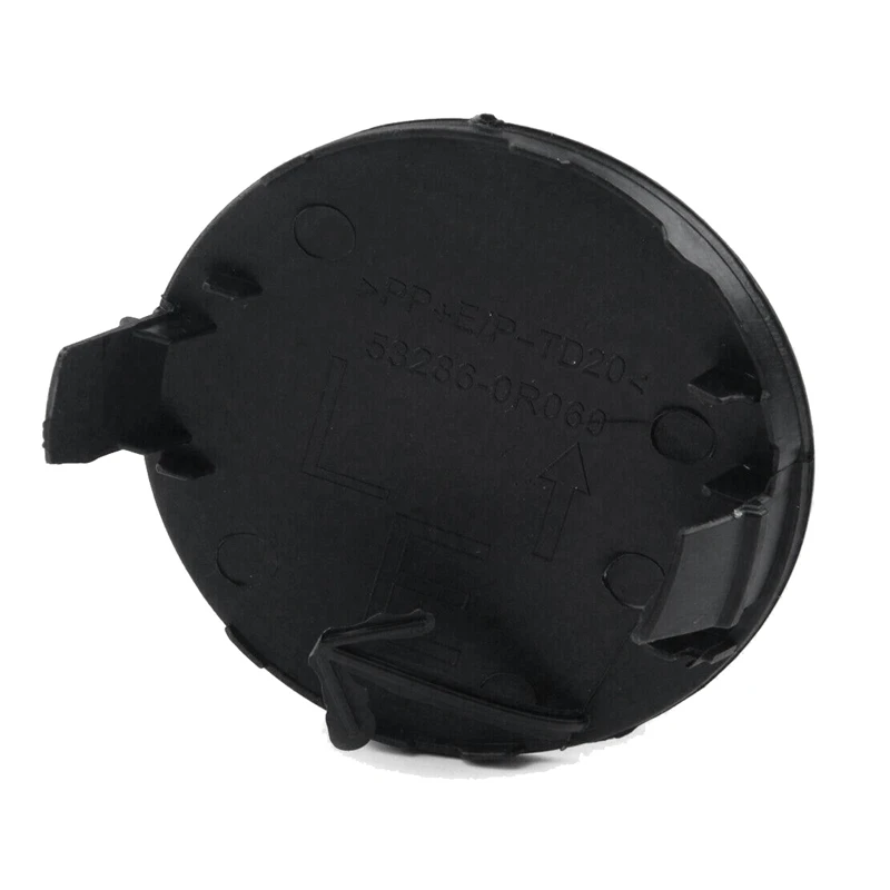 

Pair Front Bumper Tow Hook Cover Cap for 2013 2014 2015 Toyota RAV4 53286-0R050 / 53285-0R060